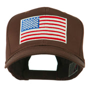 American Flag Embroidered Cap