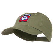 82nd Airborne Military Embroidered Pigment Dyed Cotton Cap