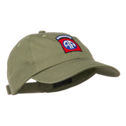 82nd Airborne Military Embroidered Pigment Dyed Cotton Cap