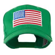 American Flag Embroidered Cap