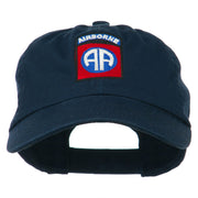 82nd Airborne Military Embroidered Pigment Dyed Cotton Cap