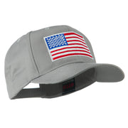 American Flag Embroidered Cap