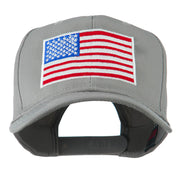 American Flag Embroidered Cap