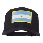 Argentina Flag Patched Mesh Cap