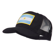 Argentina Flag Patched Mesh Cap