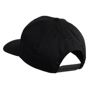 Veteran US Air Force Patched Solid Cotton Twill Cap - Black OSFM