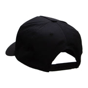 Patched Solid Cotton Twill 5 Panel Prostyle Snap Cap