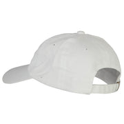 Angel Emoji Patched Unstructured Washed Cap