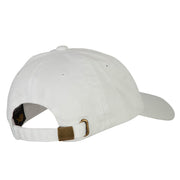 Angel Emoji Patched Unstructured Washed Cap