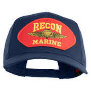 USA Recon Marines Patched Solid Cotton Twill Mesh Prostyle Cap - Navy OSFM