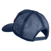 USA Recon Marines Patched Solid Cotton Twill Mesh Prostyle Cap - Navy OSFM