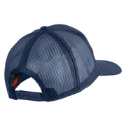 USA Recon Marines Patched Solid Cotton Twill Mesh Prostyle Cap - Navy OSFM