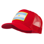 Argentina Flag Patched Mesh Cap