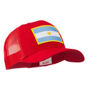 Argentina Flag Patched Mesh Cap