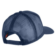 Navcams-Eastpac Wahiawa Patched Solid Cotton Twill Mesh Prostyle Cap - Navy OSFM