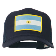 Argentina Flag Patched Mesh Cap