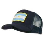 Argentina Flag Patched Mesh Cap