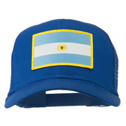 Argentina Flag Patched Mesh Cap