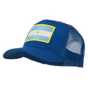 Argentina Flag Patched Mesh Cap