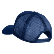 Navcams-Eastpac Wahiawa Patched Solid Cotton Twill Mesh Prostyle Cap - Royal OSFM