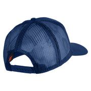 Navcams-Eastpac Wahiawa Patched Solid Cotton Twill Mesh Prostyle Cap - Royal OSFM