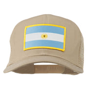 Argentina Flag Patched Mesh Cap