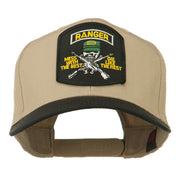 US Army Ranger Military Patched Two Tone High Cap