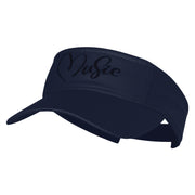 Music Script Heat Transfer Pro Style Cotton Twill Washed Visor