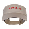 Heat Transfer Power Up! Prostyle Cotton Twill Washed Sandwich Visor