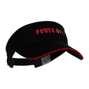 Heat Transfer Power Up! Prostyle Cotton Twill Washed Sandwich Visor