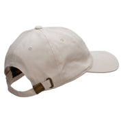 Colorful Gymnastics Embroidered Unstructured Cotton Twill Washed Cap - Beige OSFM