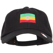 Ethiopia Flag Embroidered Unstructured Cap