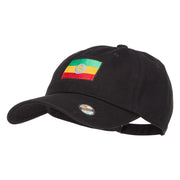 Ethiopia Flag Embroidered Unstructured Cap