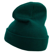 Interstate 405 Embroidered 12 Inch Long Knitted Beanie - Dk-Green OSFM