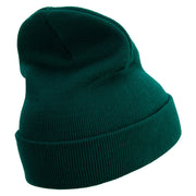 Interstate 405 Embroidered 12 Inch Long Knitted Beanie - Dk-Green OSFM