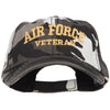 Air Force Veteran Letters Embroidered Camo Cap