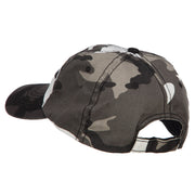 Air Force Veteran Letters Embroidered Camo Cap