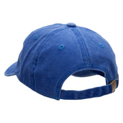 US 6 Embroidered Unstructured Cotton Cap