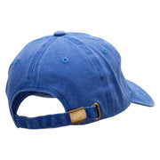 US 6 Embroidered Unstructured Cotton Cap