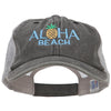 Aloha Beach Embroidered Washed Twill Trucker Cap