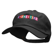 Colorful Gymnastics Embroidered Unstructured Cotton Twill Washed Cap - Black OSFM