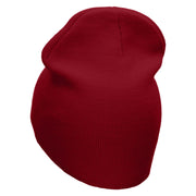 Boat Engine Embroidered 8 inch Acrylic Short Blank Beanie - Red OSFM