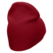 Boat Engine Embroidered 8 inch Acrylic Short Blank Beanie - Red OSFM