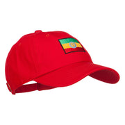 Ethiopia Flag Embroidered Unstructured Cap