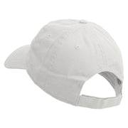 Grandpa Embroidered Deluxe Washed Twill Cap - White OSFM