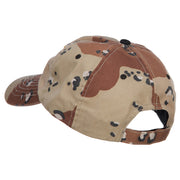 Air Force Veteran Letters Embroidered Camo Cap