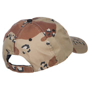 Air Force Veteran Letters Embroidered Camo Cap