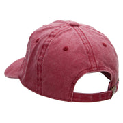 US 6 Embroidered Unstructured Cotton Cap