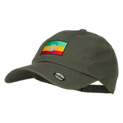 Ethiopia Flag Embroidered Unstructured Cap