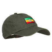 Ethiopia Flag Embroidered Unstructured Cap